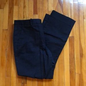 Gap tailored cotton pants in navy